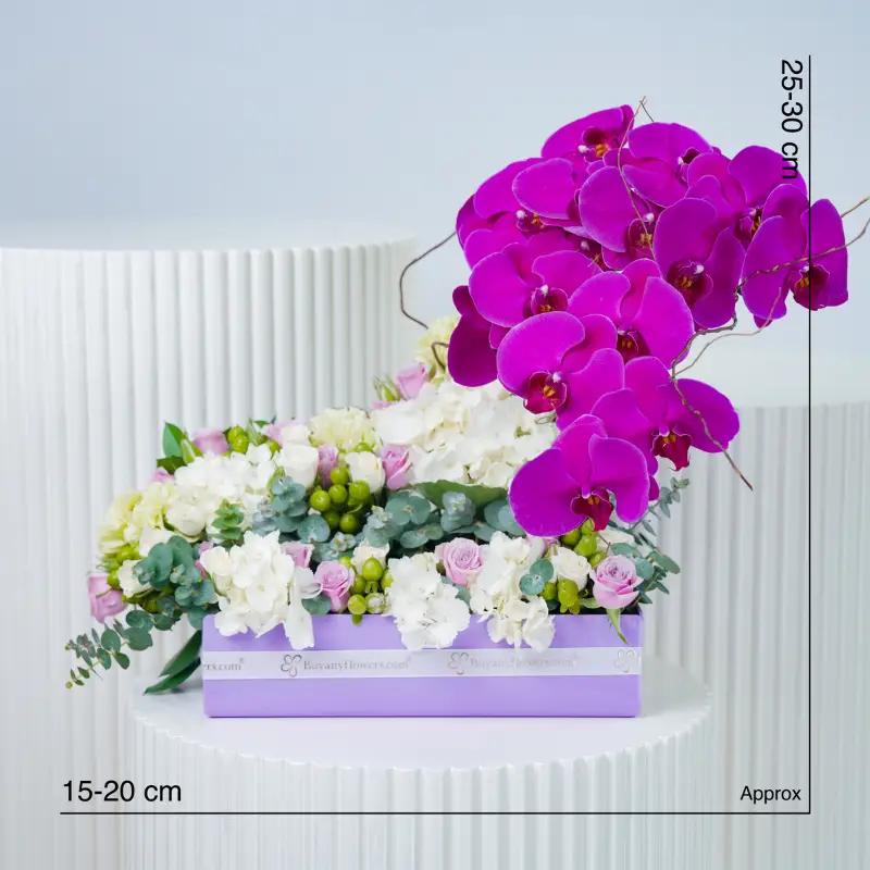 Pastel Flower in Purple Tray - Flowers gift from Buy Any Flowers Dubai in Al Quoz Industrial Area 4, Dubai, UAE - image 4