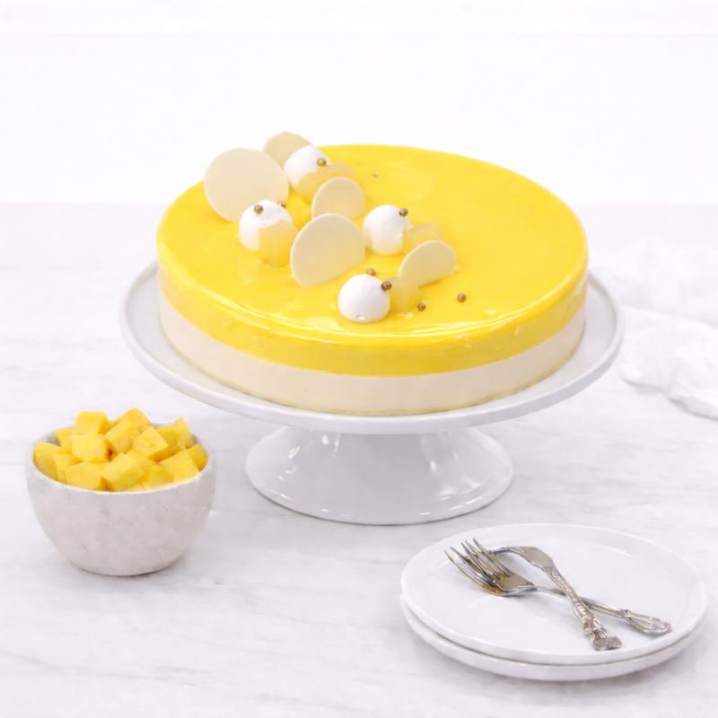 Delightful Pineapple Cake 4 Portion - Cakes gift from Buy Any Flowers Dubai in Al Quoz Industrial Area 4, Dubai, UAE