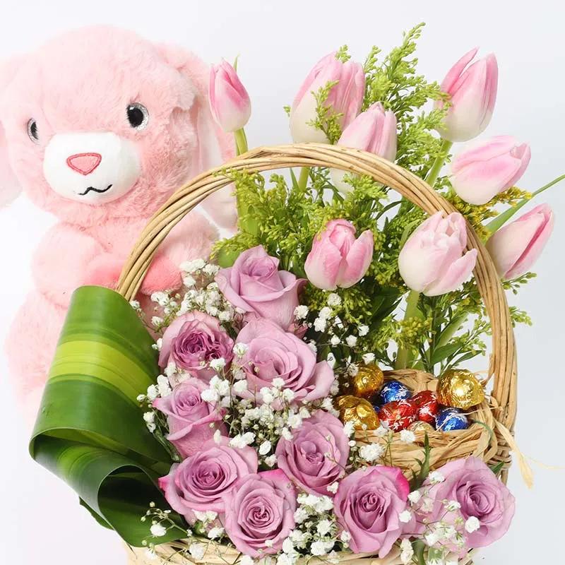 Bunny in the Basket Pink thumbnail 2