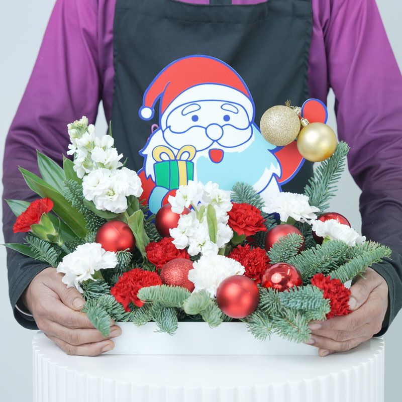 تحية سانتا صينية الزهور thumbnail 2