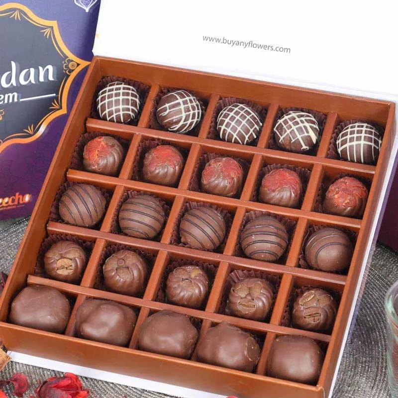 Ramadan Premium Chocolates By Sweecho 25 Pcs Blue thumbnail 2