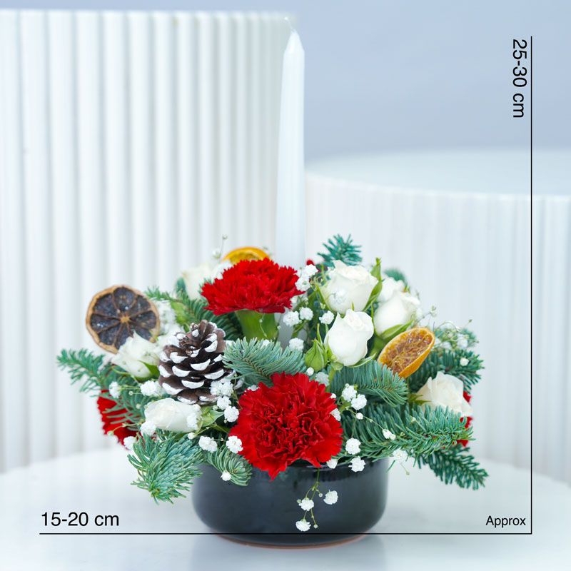 Christmas Table Centerpiece Green Mini thumbnail 5