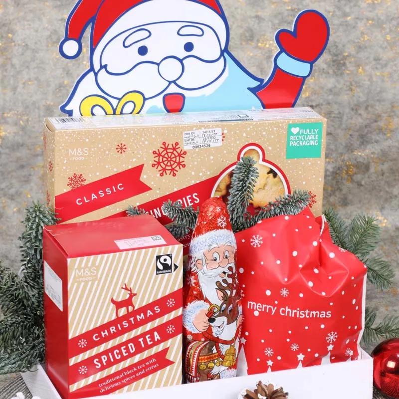 Christmas Tea and Snack Gift Tray thumbnail 3