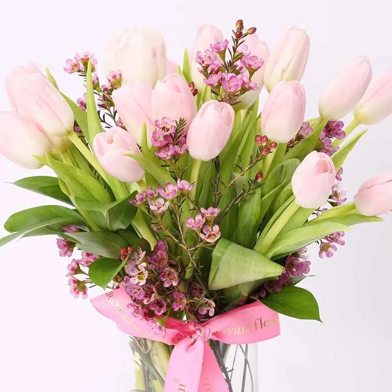 Refined Beauty 21 Pink Tulips thumbnail 3