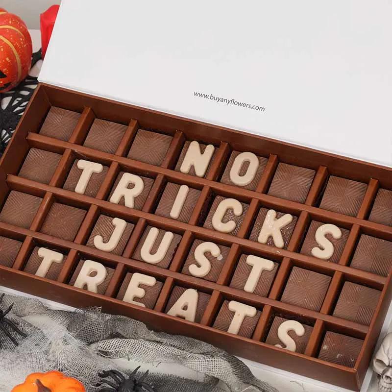 No Tricks Just Treats Chocolates By Sweecho thumbnail 2