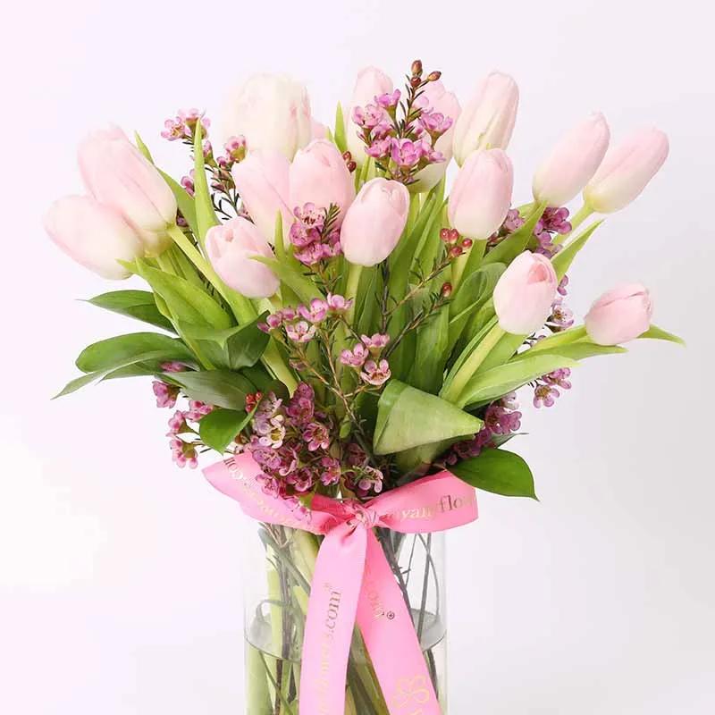 Refined Beauty 21 Pink Tulips thumbnail 2