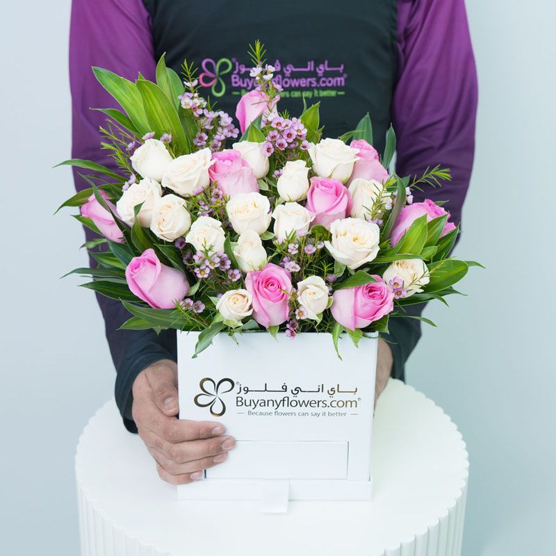 Warmth Pink and Peach Flower Box thumbnail 2