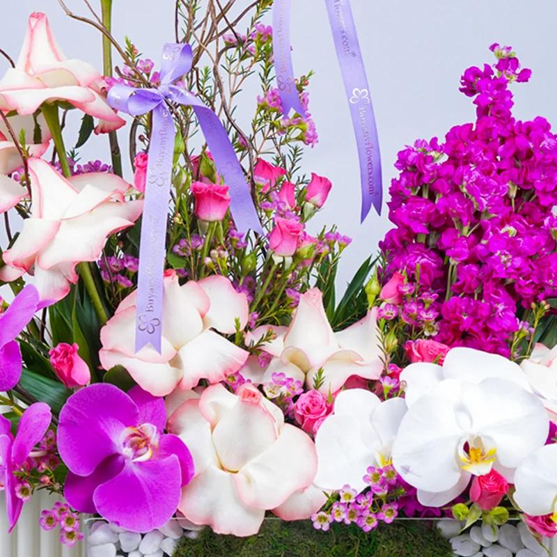 Blush Garden Flower Tray - Flowers gift from Buy Any Flowers Dubai in Al Quoz Industrial Area 4, Dubai, UAE - image 2