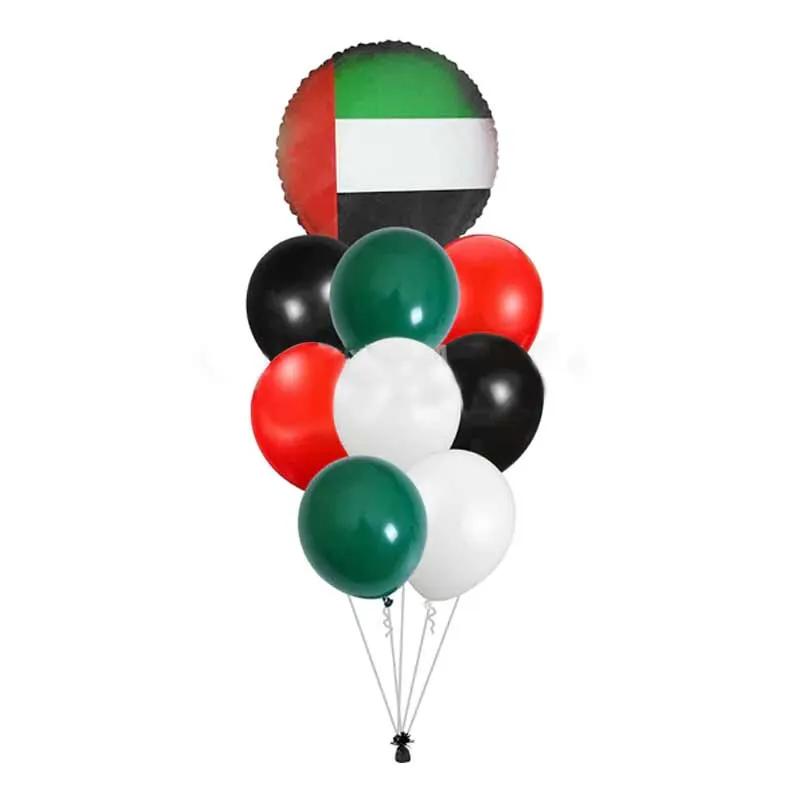 UAE Flag Balloon Bunch Round in Dubai