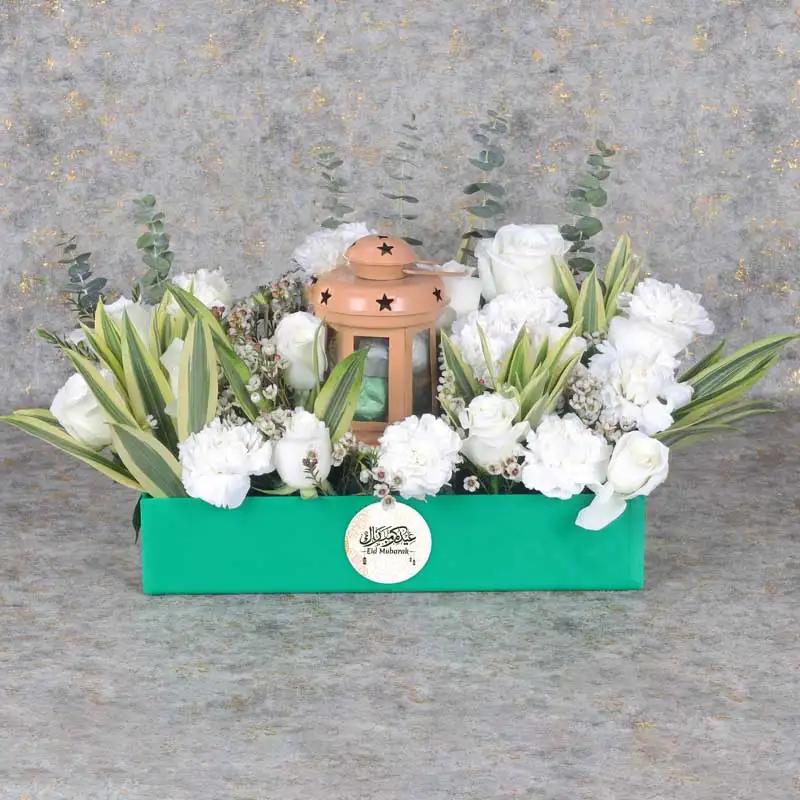 Eid Floral Hamper Green thumbnail 2