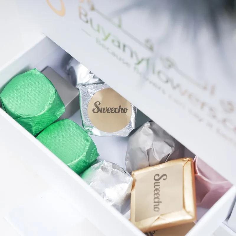 Alluring Flowers and Chocolates Box - Flowers gift from Buy Any Flowers Dubai in Al Quoz Industrial Area 4, Dubai, UAE - image 3