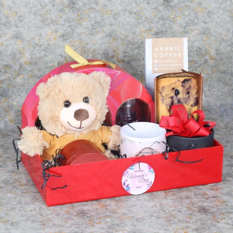 Womens Day Gift Tray Red - Gifts gift from Buy Any Flowers Dubai in Al Quoz Industrial Area 4, Dubai, UAE - image 3