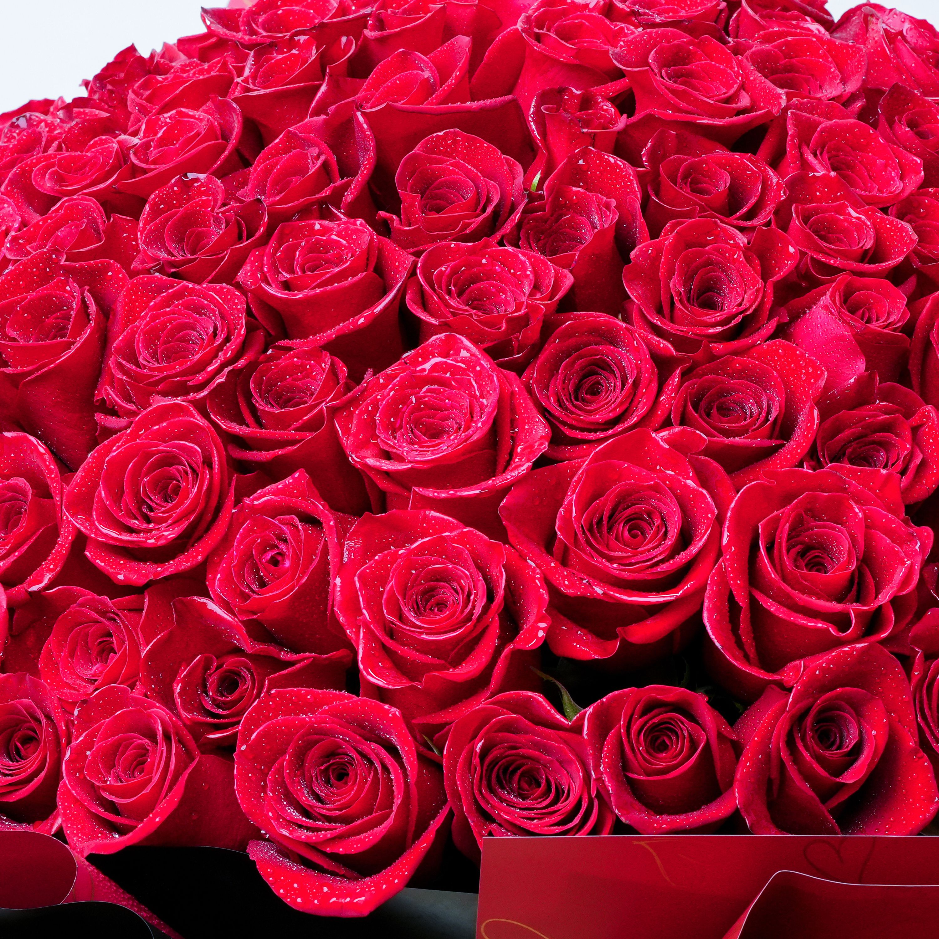 Soulmate 201 Red Roses Bouquet thumbnail 3