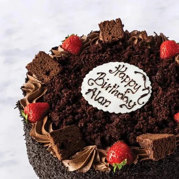 Chocolate Sponge Cake 4 Portion - Cakes gift from Buy Any Flowers Dubai in Al Quoz Industrial Area 4, Dubai, UAE - image 3