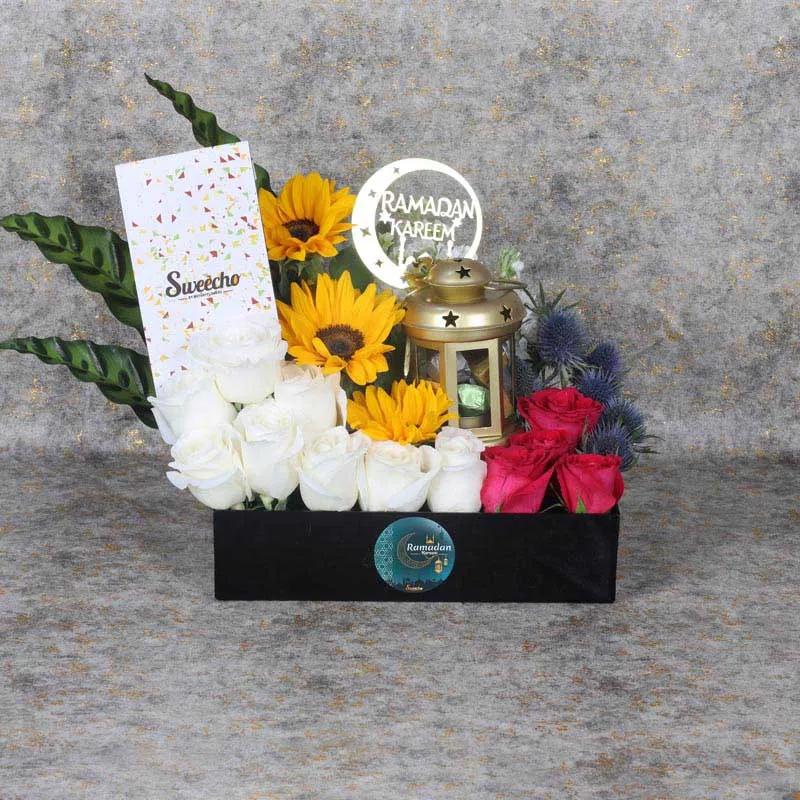 Ramadan Floral Hamper Black thumbnail 1