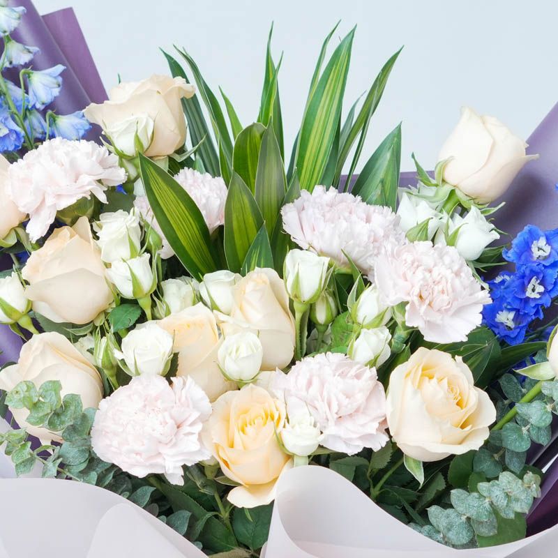 Peach 23 Flower Bouquet thumbnail 3