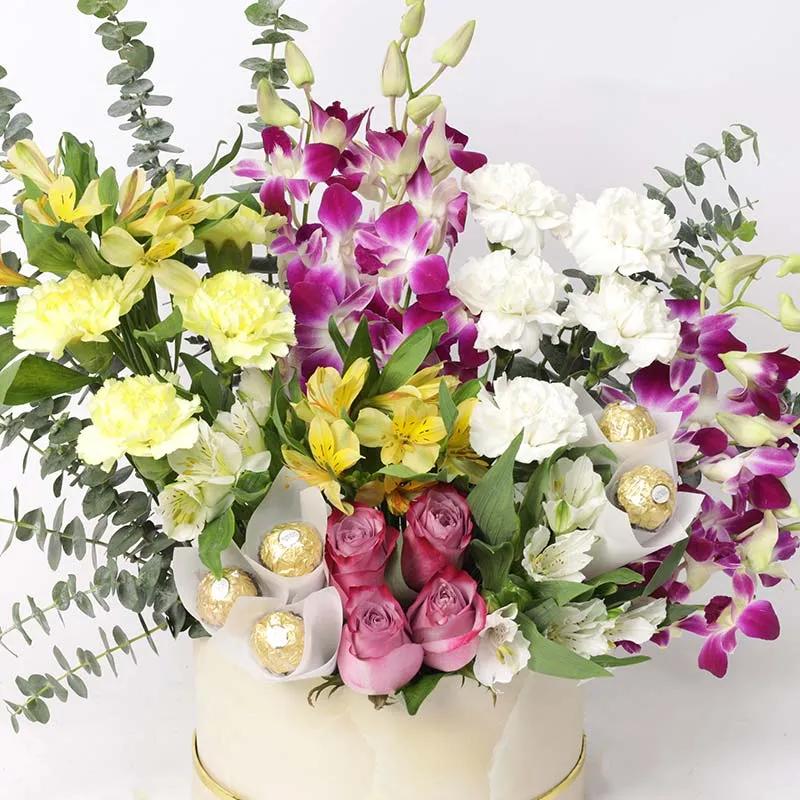 Colorful Celebration Flower Arrangement thumbnail 2