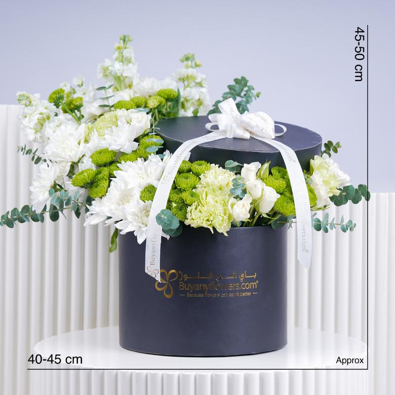 Ivory Whisper Box - Flowers gift from Buy Any Flowers Dubai in Al Quoz Industrial Area 4, Dubai, UAE - image 4