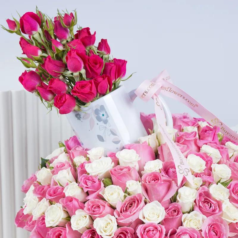 Her Power Blossom Box - Flowers gift from Buy Any Flowers Dubai in Al Quoz Industrial Area 4, Dubai, UAE - image 2