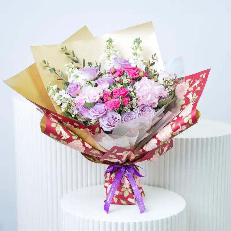 Royal Blush Bouquet Trio - Gift Sets gift from Buy Any Flowers Dubai in Al Quoz Industrial Area 4, Dubai, UAE - image 2