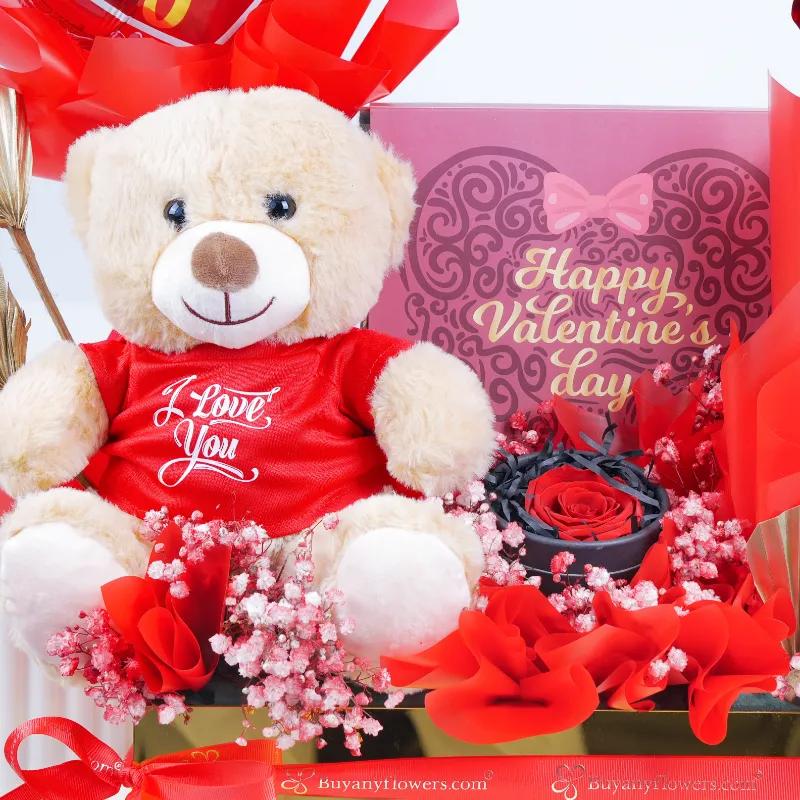 Valentine Love Hamper - Gifts gift from Buy Any Flowers Dubai in Al Quoz Industrial Area 4, Dubai, UAE - image 3
