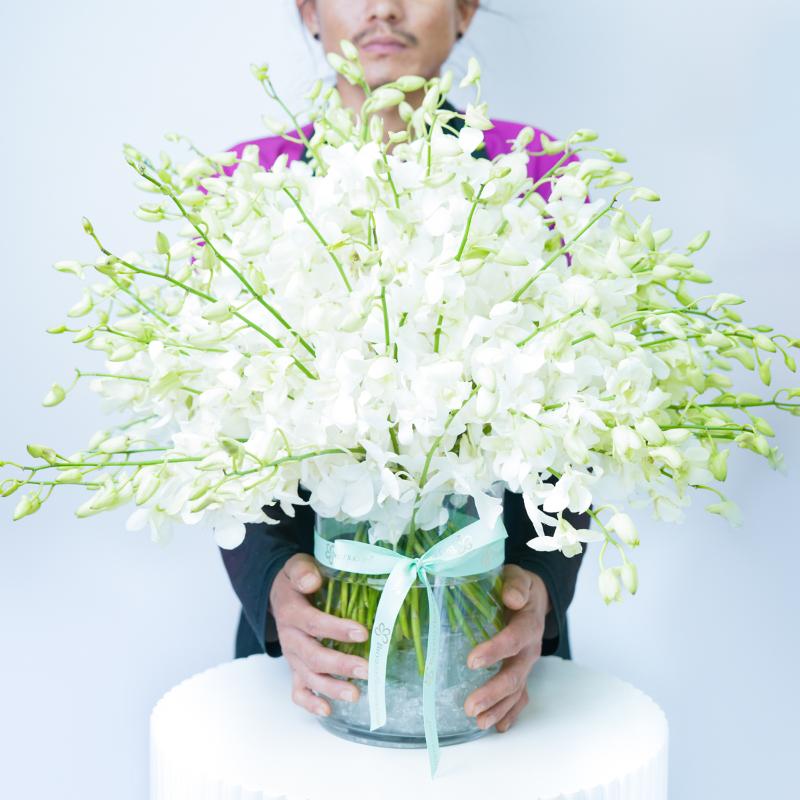 Bianca 101 Orchids - Gifts gift from Buy Any Flowers Dubai in Al Quoz Industrial Area 4, Dubai, UAE - image 2