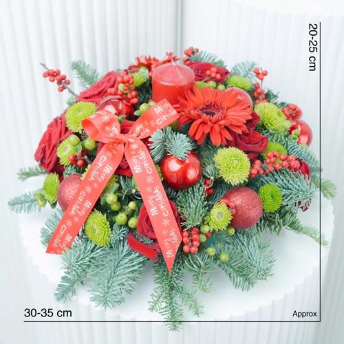 Christmas Table Centerpiece Red - Gifts gift from Buy Any Flowers Dubai in Al Quoz Industrial Area 4, Dubai, UAE - image 4