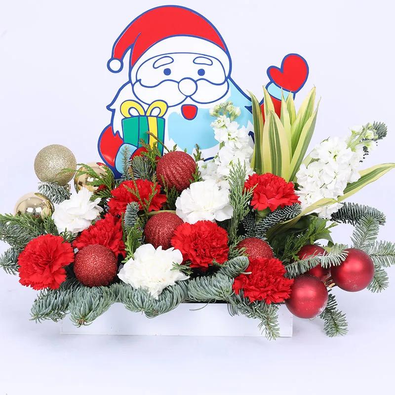 Santas Greetings Flower Tray thumbnail 2