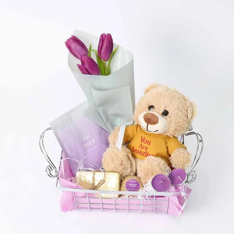 Relaxing Wishes Hamper - Gifts gift from Buy Any Flowers Dubai in Al Quoz Industrial Area 4, Dubai, UAE