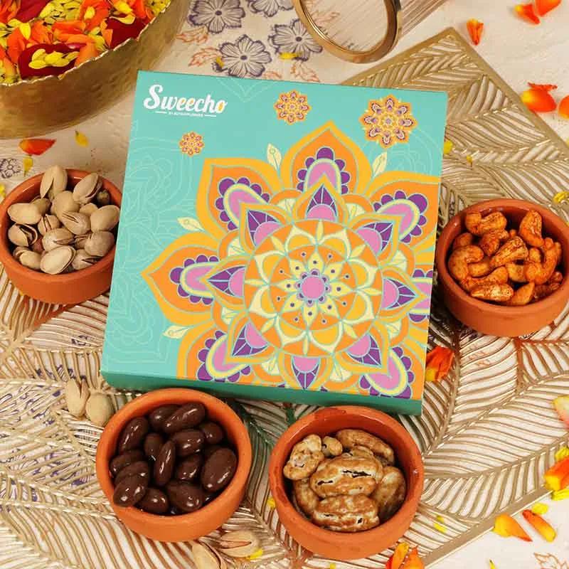 Diwali Chocolates and Nuts Gift Box thumbnail 3