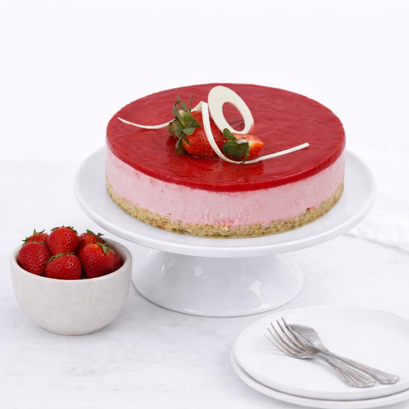 Classic Strawberry Cheesecake 4 Portion in Dubai