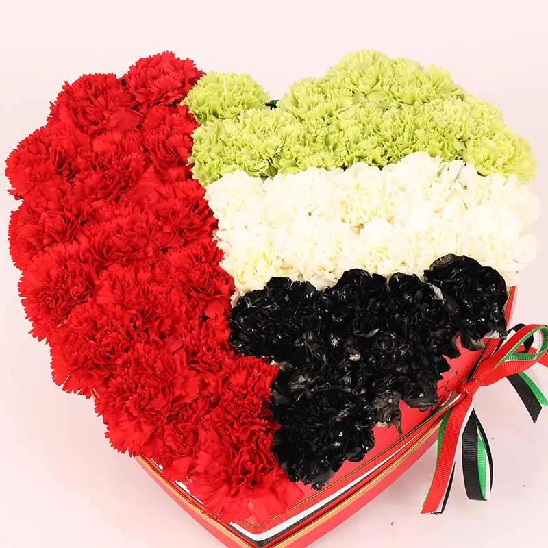 From The Heart National Day Flower Box - Flowers gift from Buy Any Flowers Dubai in Al Quoz Industrial Area 4, Dubai, UAE - image 2