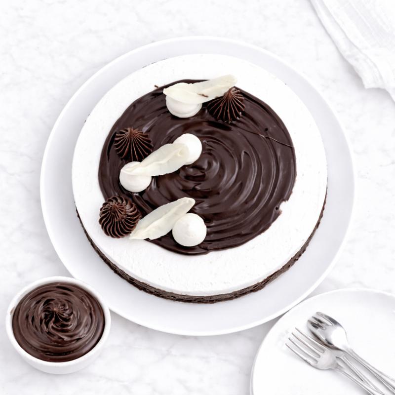 Choco Vanilla Cake 4 Portion - Cakes gift from Buy Any Flowers Dubai in Al Quoz Industrial Area 4, Dubai, UAE - image 2