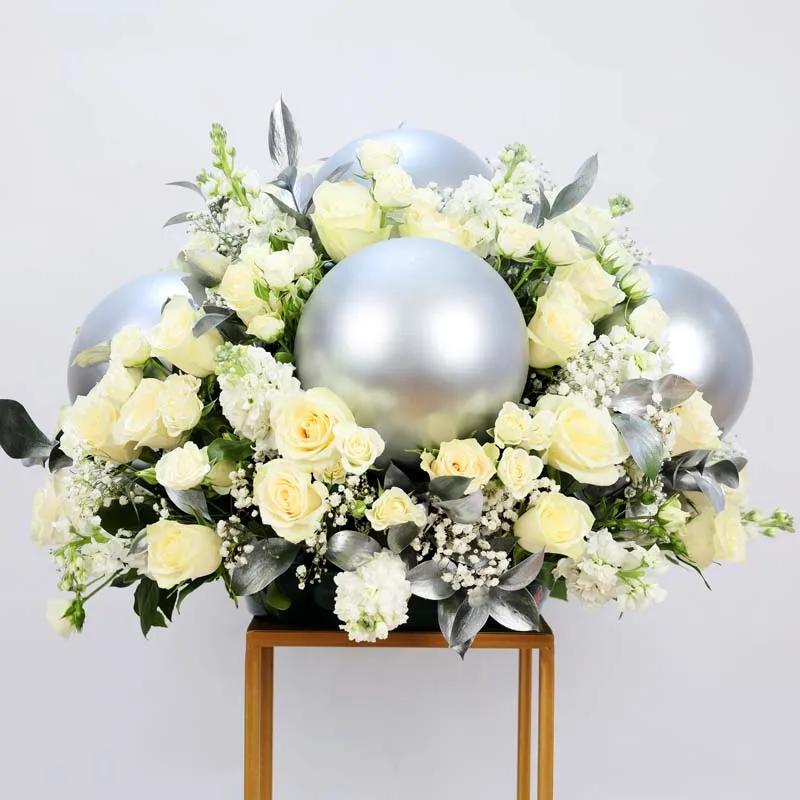 Silver and Snow Flower Stand XXL thumbnail 2