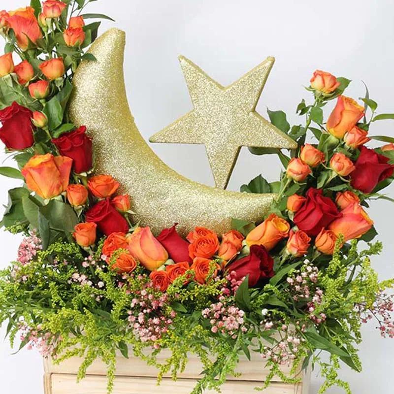 Auspicious Floral Wishes Orange thumbnail 2