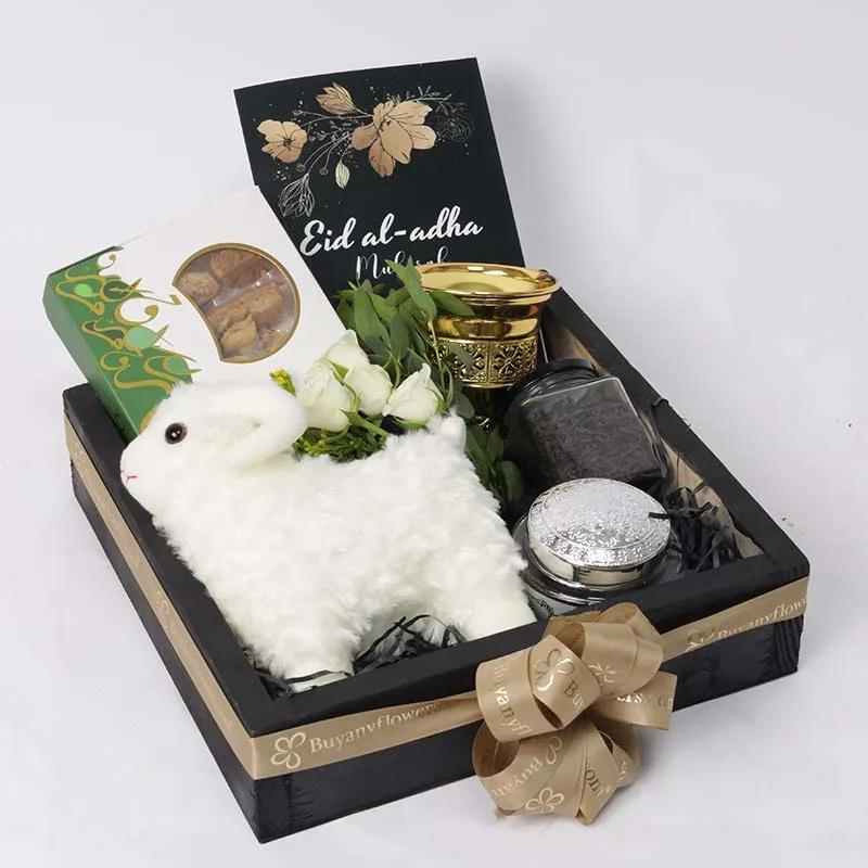 Eid Al Adha Blessing Gift Tray - Gifts gift from Buy Any Flowers Dubai in Al Quoz Industrial Area 4, Dubai, UAE