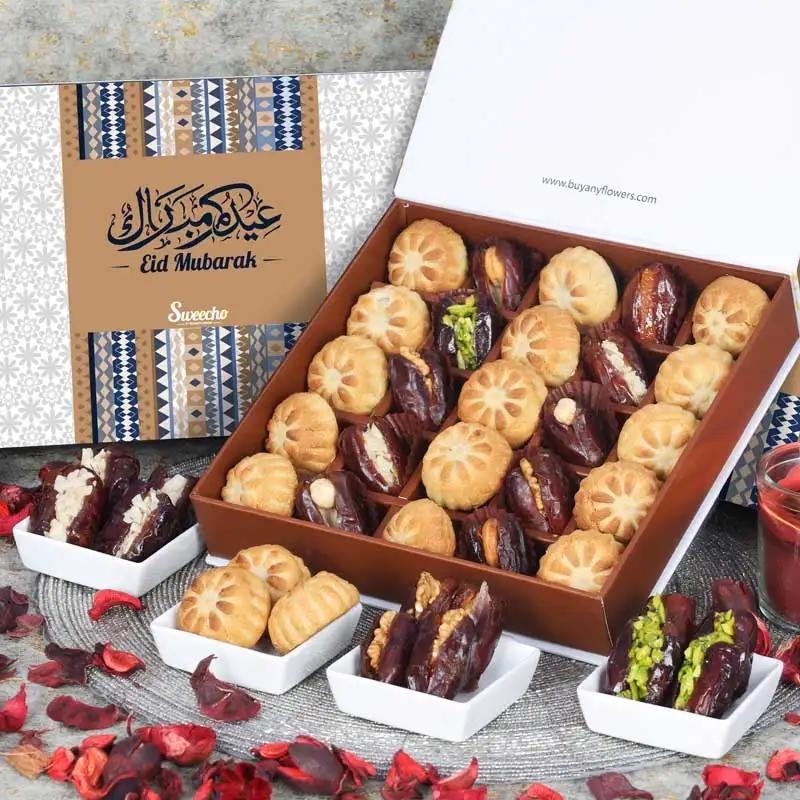 Ramadan Stuffed Dates and Mamoul By Sweecho 25 Pcs Blue thumbnail 2