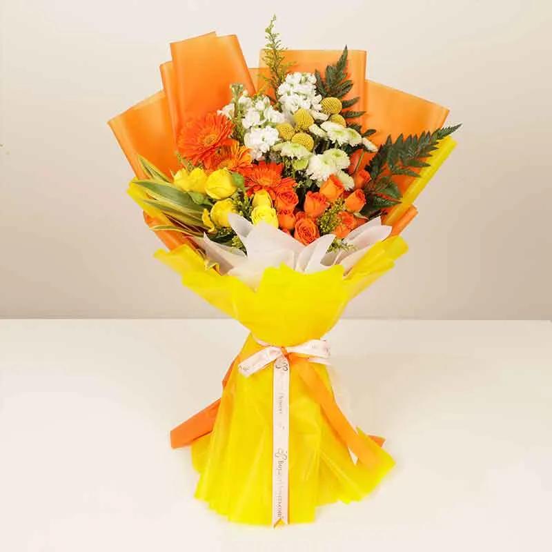 Sparkle Mix Flower Bouquet - Flowers gift from Buy Any Flowers Dubai in Al Quoz Industrial Area 4, Dubai, UAE