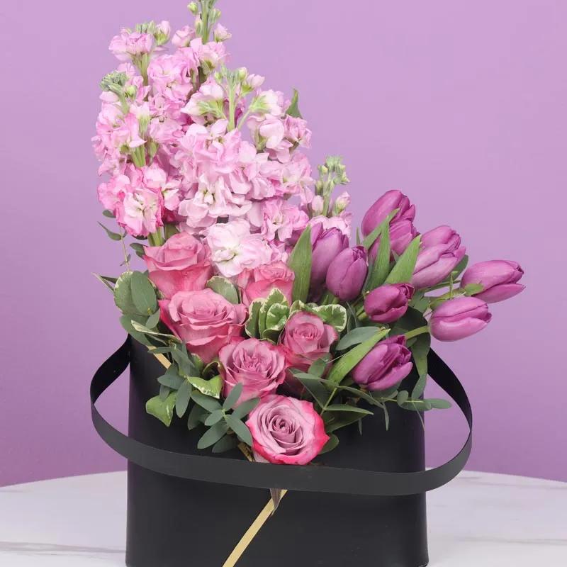 Boss Lady Flower Box - Flowers gift from Buy Any Flowers Dubai in Al Quoz Industrial Area 4, Dubai, UAE - image 2
