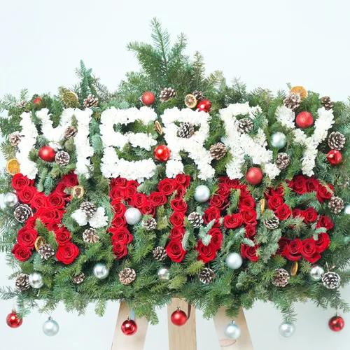 Merry Xmas Flower Stand thumbnail 2