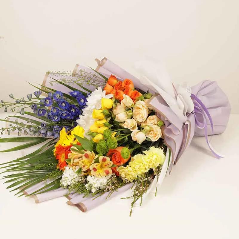 Radiant Mix Flower Bouquet thumbnail 4