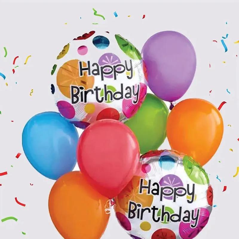 Happy Birthday N Latex Helium Balloons thumbnail 3
