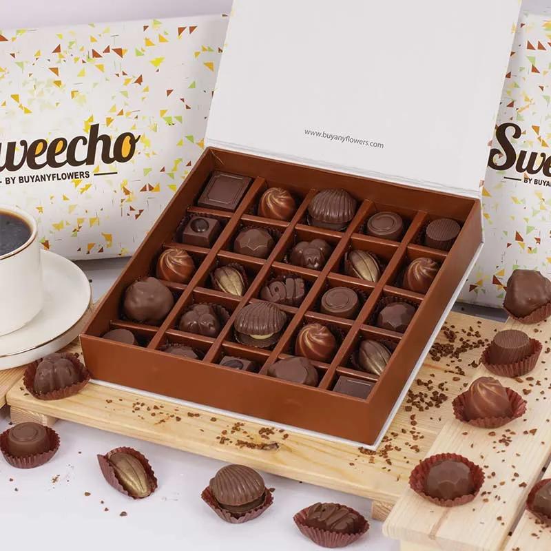 Delight Chocolates 25 Pcs By Sweecho - Chocolates gift from Buy Any Flowers Dubai in Al Quoz Industrial Area 4, Dubai, UAE - image 2