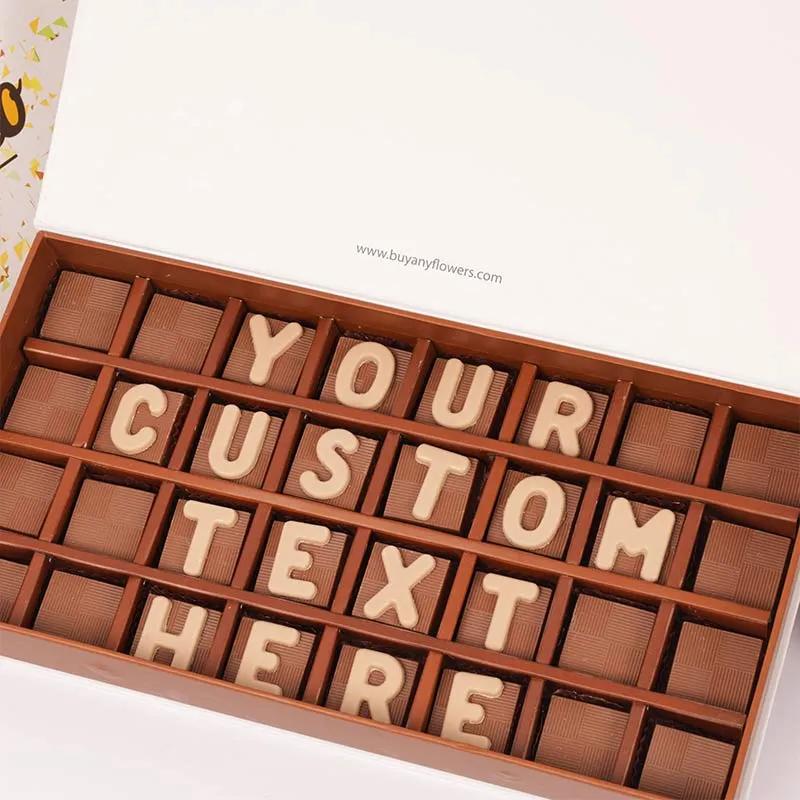 Customize Your Text Chocolates By Sweecho thumbnail 3
