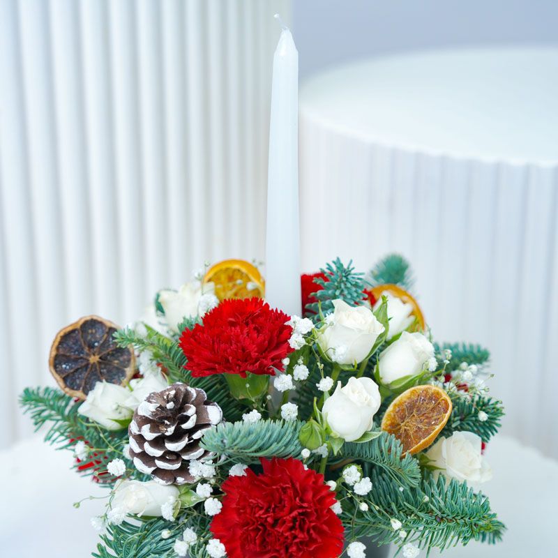 Christmas Table Centerpiece Green Mini thumbnail 3