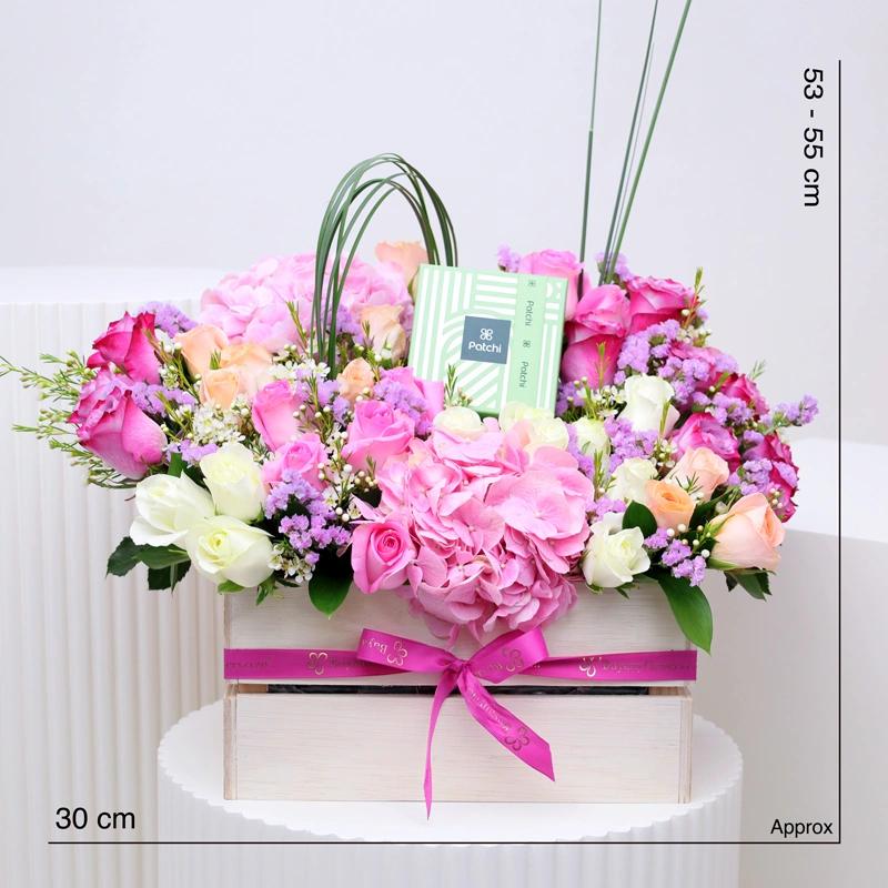 Mothers Day Abundance Mix Flowers and Patchi thumbnail 5