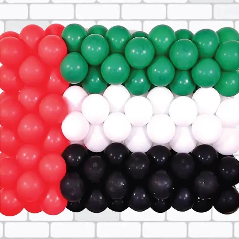UAE Flag Shape Balloons 100 Pcs - Gifts gift from Buy Any Flowers Dubai in Al Quoz Industrial Area 4, Dubai, UAE - image 2