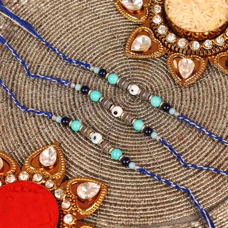 Evil Eye Rakhi Set of 3