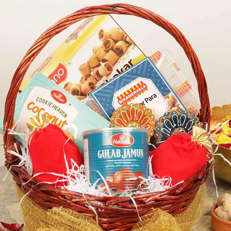Sweet and Spicy Diwali Gift Basket - Gifts gift from Buy Any Flowers Dubai in Al Quoz Industrial Area 4, Dubai, UAE - image 2