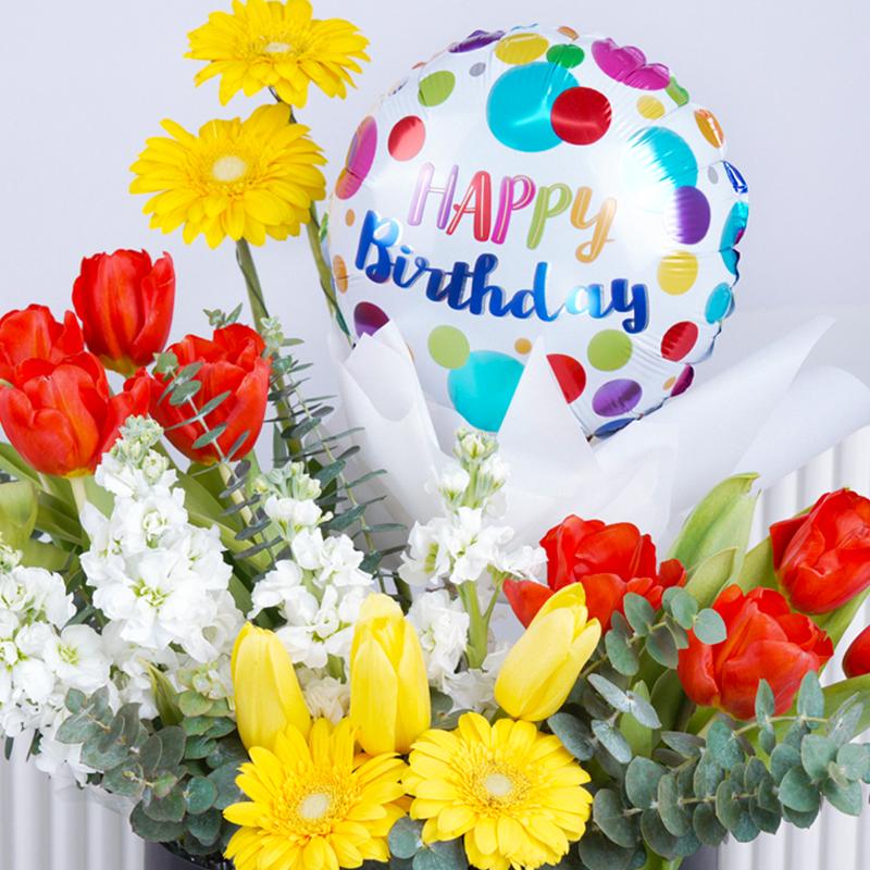 Fantastic Birthday Flower Box - Flowers gift from Buy Any Flowers Dubai in Al Quoz Industrial Area 4, Dubai, UAE - image 2